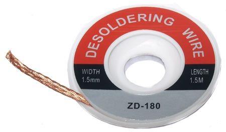 1.5MM Lehim Emici (Çekme) Teli ZD-180 1.5MM Lehim Emici (Çekme) Teli ZD-180