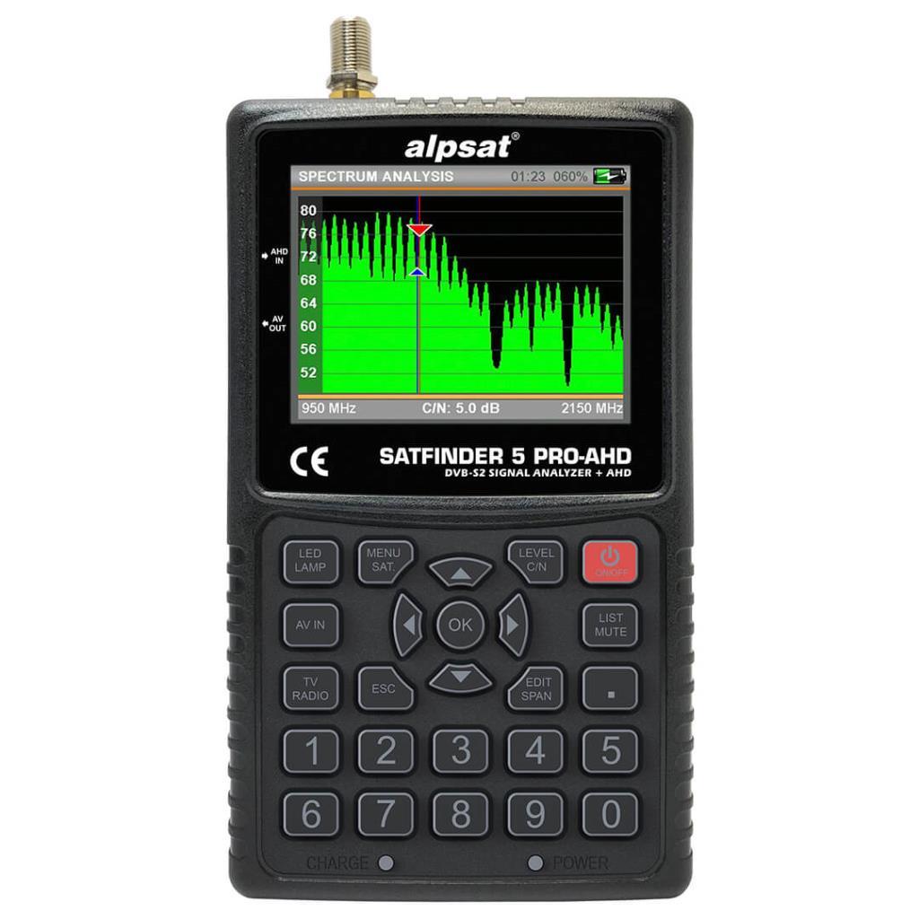 Alpsat SATFINDER 5 PRO+AHD / AS05-PRO+AHD Uydu Sinyal Ölçüm Cihazı Alpsat SATFINDER 5 PRO+AHD / AS05-PRO+AHD Uydu Sinyal Ölçüm Cihazı