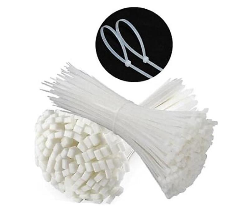 Kablo Bağı 30cm.Beyaz Çet-San (Cırt Kelepçe) Kablo Bağı 30cm.Beyaz Çet-San (Cırt Kelepçe)