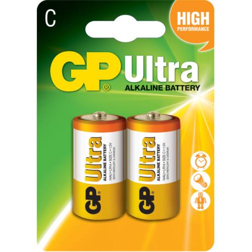 GP Ultra Alkalin 2'li C Boy Orta Pil (GP14AU-2U2)