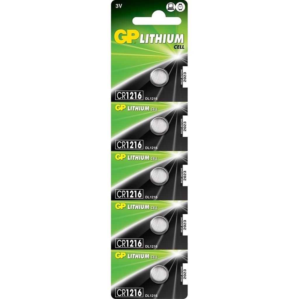 GP CR1216 3V Lityum Para Pil 5`li GP CR1216 3V Lityum Para Pil 5`li