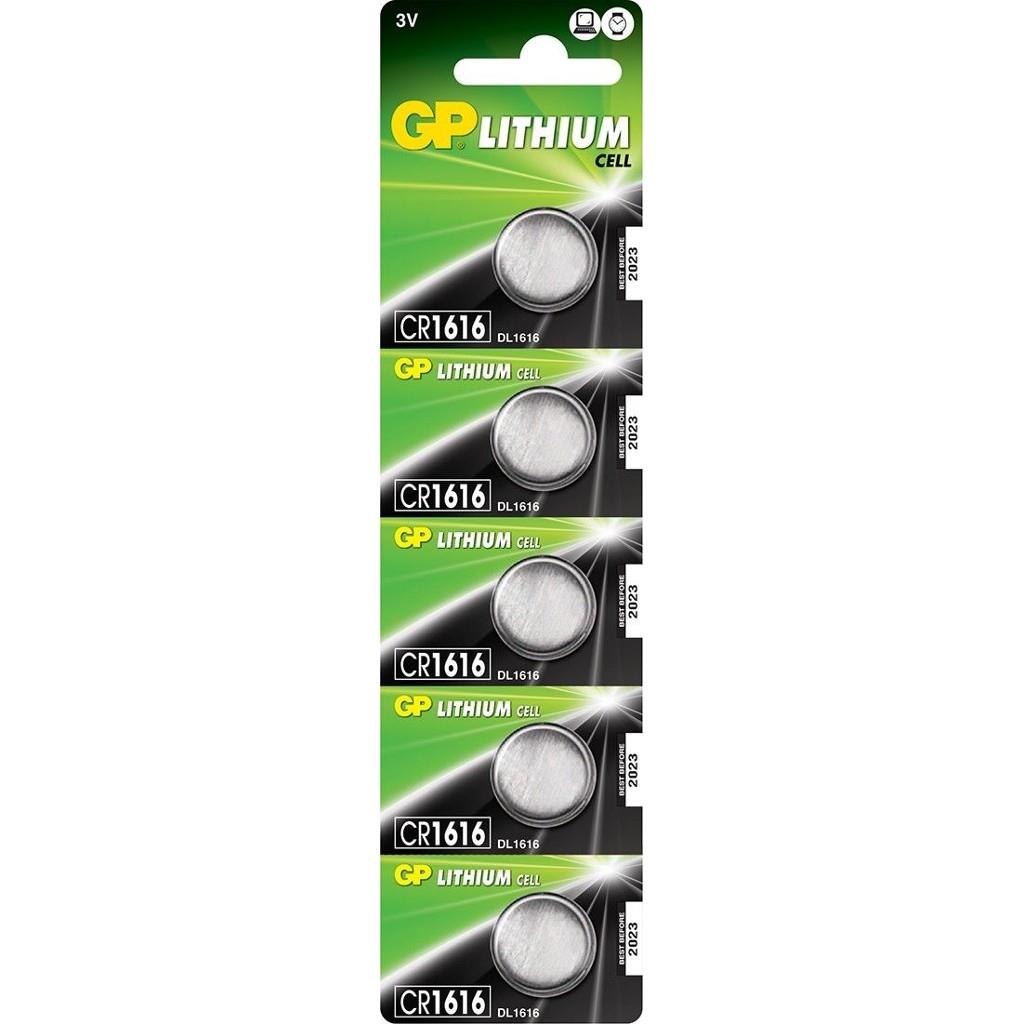 GP CR1616 3V Lityum Düğme Pil 5`li Kartela GP CR1616 3V Lityum Düğme Pil 5`li Kartela
