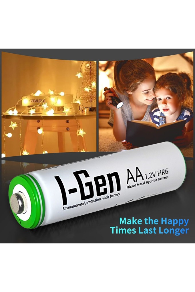 I-Gen B138 2 Adet AA 2700 mAh Şarj Edilebilir Kalem Pil 1.2V Ni-MH Şarjlı Pil I-Gen B138 2 Adet AA 2700 mAh Şarj Edilebilir Kalem Pil 1.2V Ni-MH Şarjlı Pil