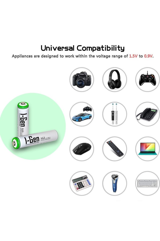 I-Gen G465 4`lü Pil Şarj Aleti + 4 Adet AAA 650 mAh Şarjlı İnce Kalem Pilli Set I-Gen G465 4`lü Pil Şarj Aleti + 4 Adet AAA 650 mAh Şarjlı İnce Kalem Pilli Set