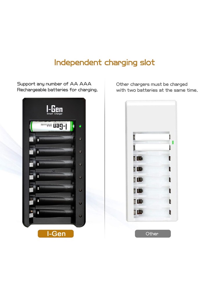 I-Gen G827 8`li Pil Şarj Aleti + 8 Adet AA 2700 mAh Şarj Edilebilir AA Şarjlı Kalem Pilli Set 1.2V Ni-MH I-Gen G827 8`li Pil Şarj Aleti + 8 Adet AA 2700 mAh Şarj Edilebilir AA Şarjlı Kalem Pilli Set 1.2V Ni-MH