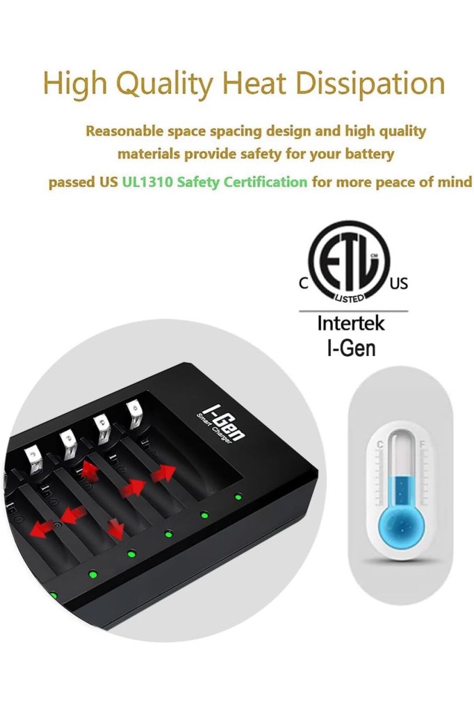 I-Gen G800 8`li Pil Şarj Aleti AA/AAA Kalem Pil Uyumlu Type-C Giriş Akıllı Hızlı Pil Şarj Cihazı I-Gen G800 8`li Pil Şarj Aleti AA/AAA Kalem Pil Uyumlu Type-C Giriş Akıllı Hızlı Pil Şarj Cihazı