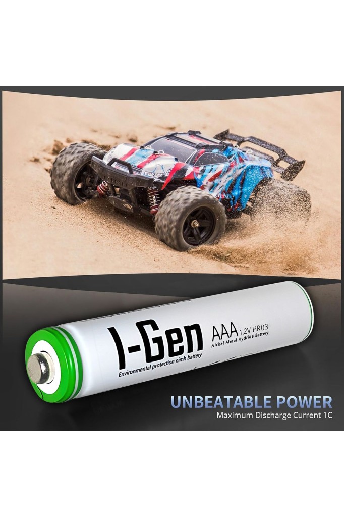 I-Gen B110 4 Adet AAA 650 Mah Şarj Edilebilir İnce Kalem Pil 1.2V Ni-MH Şarjlı Pil I-Gen B110 4 Adet AAA 650 Mah Şarj Edilebilir İnce Kalem Pil 1.2V Ni-MH Şarjlı Pil