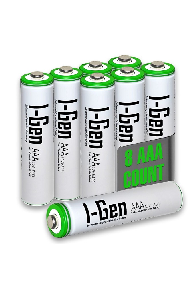 I-Gen B140 8 Adet AAA 650 mAh Şarj Edilebilir İnce Kalem Pil 1.2V Ni-MH Şarjlı Pil I-Gen B140 8 Adet AAA 650 mAh Şarj Edilebilir İnce Kalem Pil 1.2V Ni-MH Şarjlı Pil
