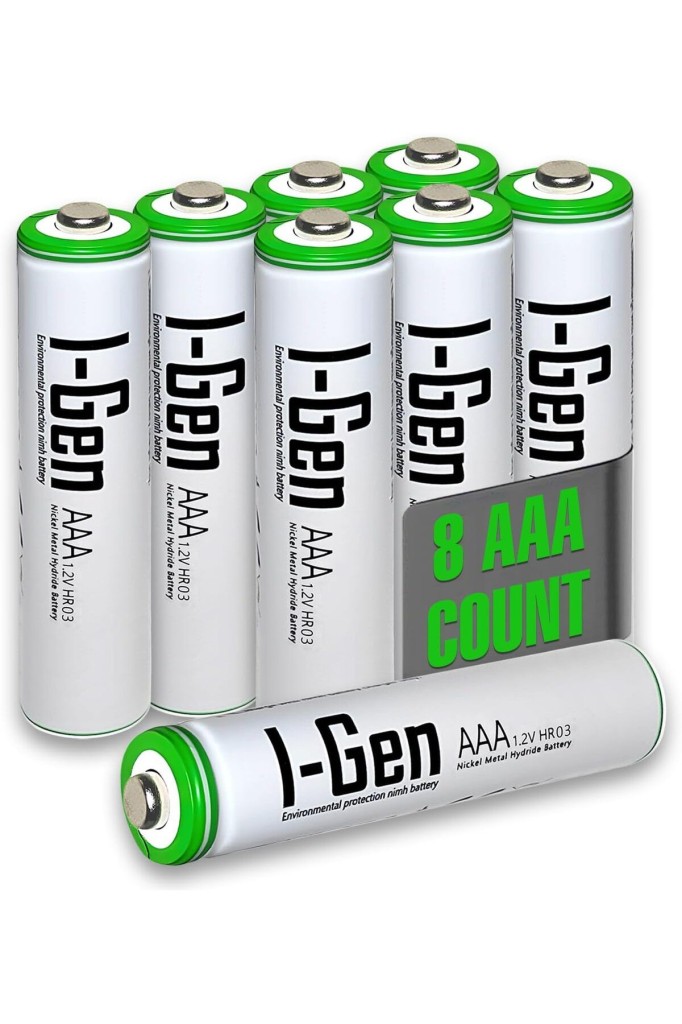 I-Gen B109 8 Adet AAA 900 Mah Şarj Edilebilir İnce Kalem Pil 1.2V Ni-MH Şarjlı Pil I-Gen B109 8 Adet AAA 900 Mah Şarj Edilebilir İnce Kalem Pil 1.2V Ni-MH Şarjlı Pil