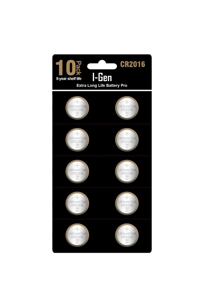 I-Gen CR2016 Pil 10`lu Paket Lityum Düğme Pil 3V 2016 I-Gen CR2016 Pil 10`lu Paket Lityum Düğme Pil 3V 2016
