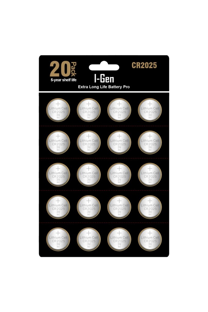 I-Gen CR2025 Pil 20`lİ Paket Lityum Düğme Pil 3V 2025 I-Gen CR2025 Pil 20`lİ Paket Lityum Düğme Pil 3V 2025