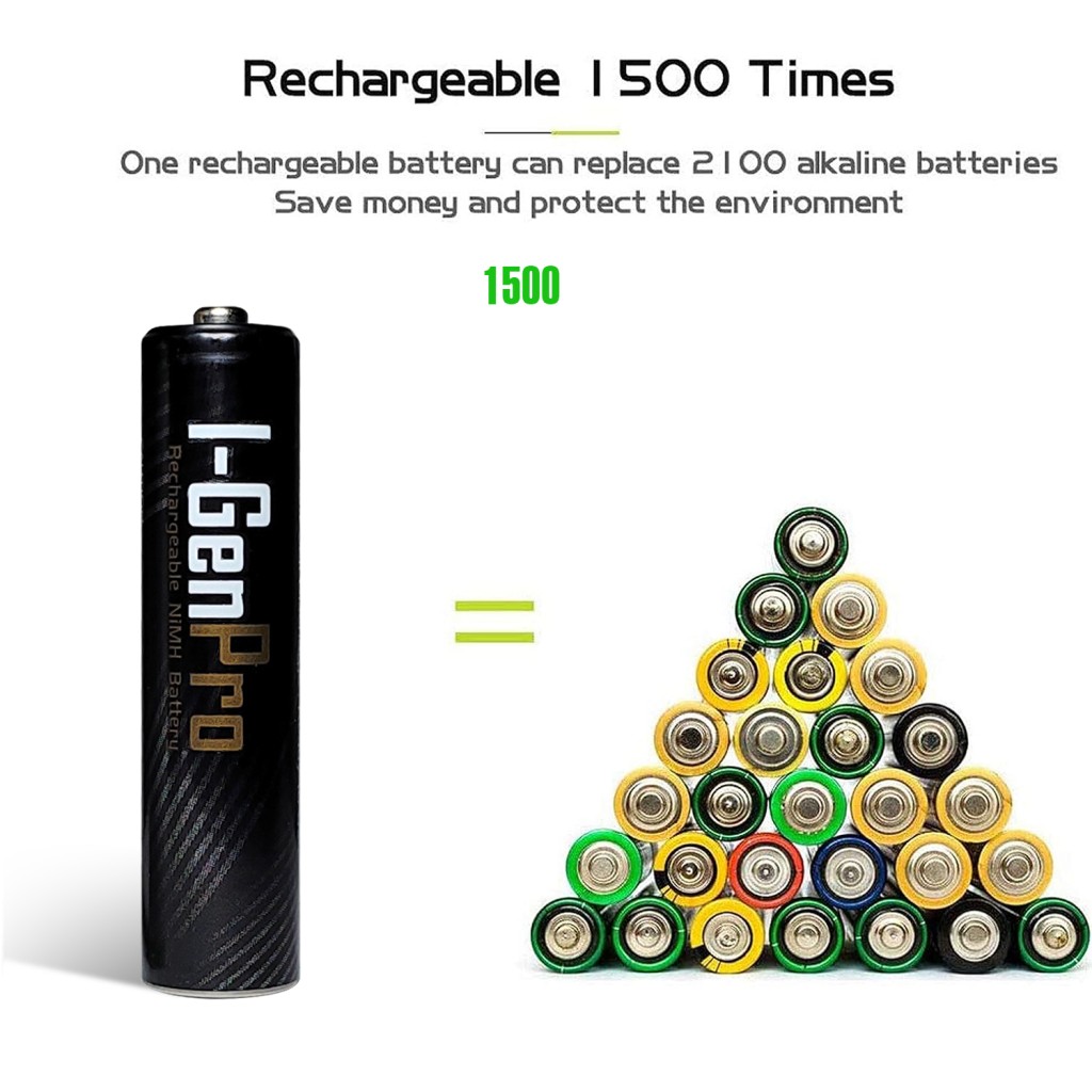 I-Gen P177 8`li Paket Pro Şarjlı Pil 4 Adet AA Pro 2950 mAh Şarjlı Kalem Pil + 4 Adet AAA Pro 1100 mAh Şarjlı İnce Kalem Pil 1.2V NI-MH I-Gen P177 8`li Paket Pro Şarjlı Pil 4 Adet AA Pro 2950 mAh Şarjlı Kalem Pil + 4 Adet AAA Pro 1100 mAh Şarjlı İnce Kalem Pil 1.2V NI-MH