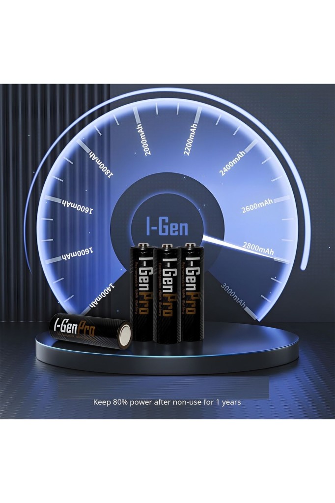 I-Gen Pro P161 4 Adet AA 2950 mAh Şarj Edilebilir Kalem Pil 1.2V Ni-MH Şarjlı Pil I-Gen Pro P161 4 Adet AA 2950 mAh Şarj Edilebilir Kalem Pil 1.2V Ni-MH Şarjlı Pil