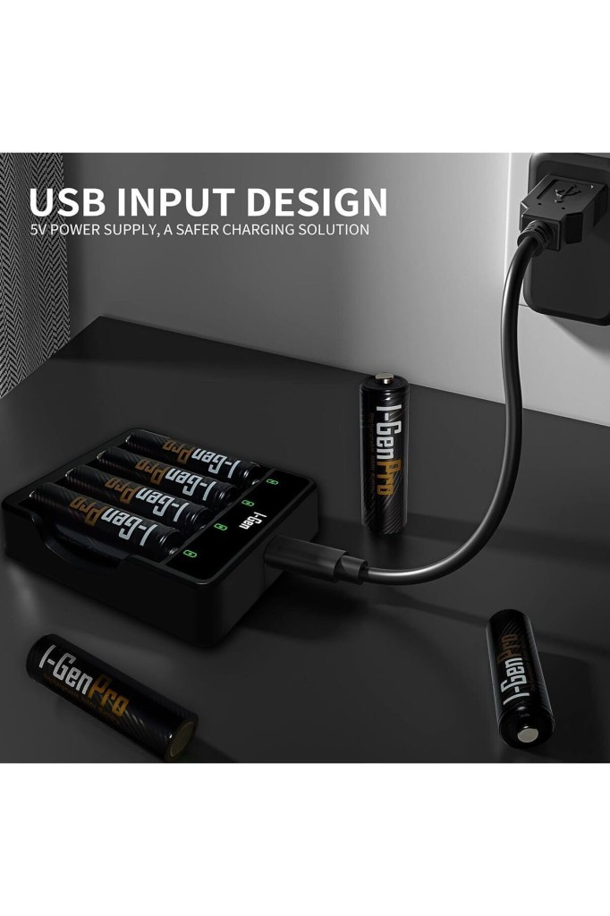 I-Gen G411 4`lü Pil Şarj Aleti + 4 Adet AAA Pro 1100 mAh Şarjlı İnce Kalem Pilli Set I-Gen G411 4`lü Pil Şarj Aleti + 4 Adet AAA Pro 1100 mAh Şarjlı İnce Kalem Pilli Set