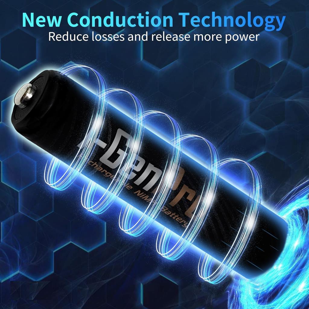I-Gen Pro P103 8 Adet AA 2950 mAh Şarj Edilebilir Kalem Pil 1.2V Ni-MH Şarjlı Pil I-Gen Pro P103 8 Adet AA 2950 mAh Şarj Edilebilir Kalem Pil 1.2V Ni-MH Şarjlı Pil