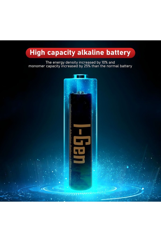 I-Gen A116 Ultra Alkalin AA Kalem Pil 12`li Paket LR6 1.5V I-Gen A116 Ultra Alkalin AA Kalem Pil 12`li Paket LR6 1.5V