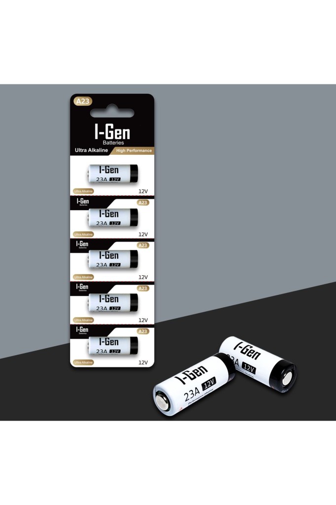 I-Gen 23A Pil 5`li Paket 12V MN21 (A23 / 23A / V23GA / LRV08 / 8LR932) I-Gen 23A Pil 5`li Paket 12V MN21 (A23 / 23A / V23GA / LRV08 / 8LR932)