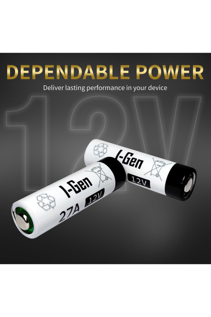 I-Gen 27A Pil 5`li Paket 12V MN27 (27A / A27 / L828) I-Gen 27A Pil 5`li Paket 12V MN27 (27A / A27 / L828)
