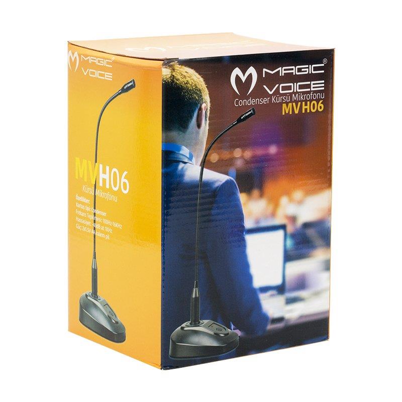 Magicvoice MVH-06 Hassas Kablolu Kürsü Mikrofonu (Kaz Boyu 43 Cm)