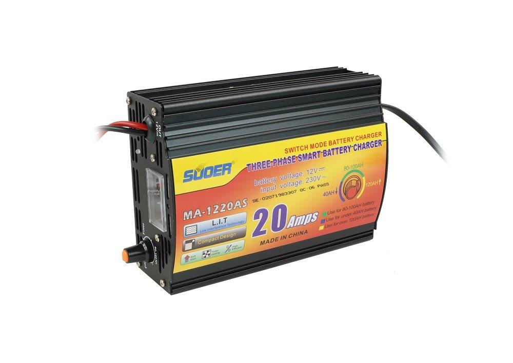 Suoer MA-1220AS 12 Volt 20 Amper Akıllı Akü Şarj Cihazı Suoer MA-1220AS 12 Volt 20 Amper Akıllı Akü Şarj Cihazı