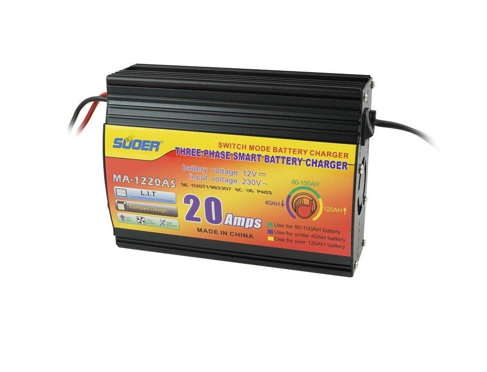 Suoer MA-1220AS 12 Volt 20 Amper Akıllı Akü Şarj Cihazı Suoer MA-1220AS 12 Volt 20 Amper Akıllı Akü Şarj Cihazı