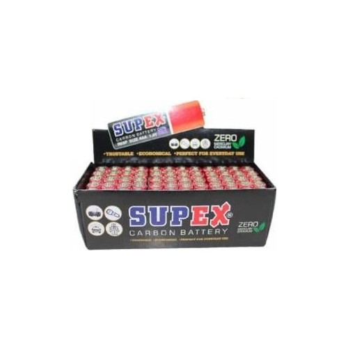 Supex Aaa İnce Kalem Pil 60 Adet Supex Aaa İnce Kalem Pil 60 Adet