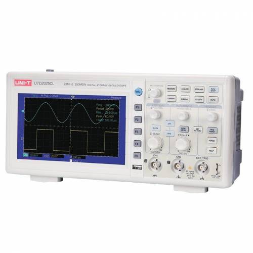 Unit UTD 2025 CL 25 Mhz 2 Kanal 250 Ms Dijital Hafızalı Osiloskop