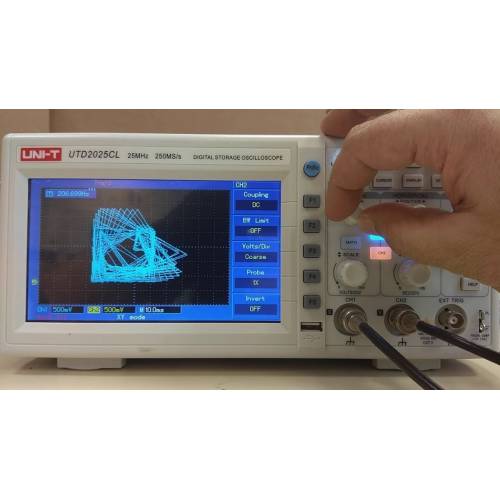 Unit UTD 2025 CL 25 Mhz 2 Kanal 250 Ms Dijital Hafızalı Osiloskop