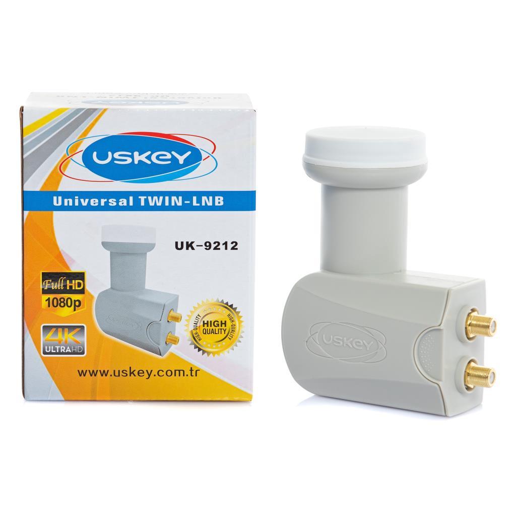 Uskey Uk-9212 Universal 3D 4K Full Hd Çiftli Lnb 