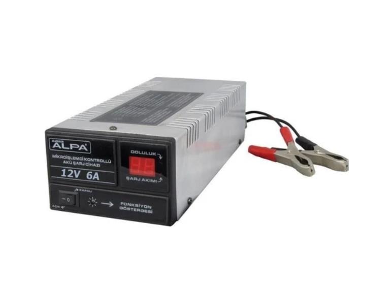 WELLHİSE 12V 6A Otomatik Göstergeli Akü Şarj Aleti WELLHİSE 12V 6A Otomatik Göstergeli Akü Şarj Aleti