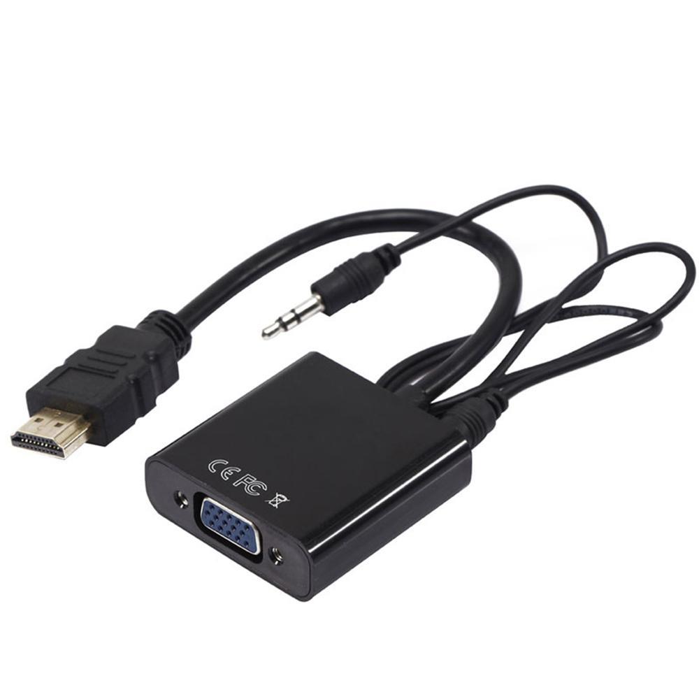 Wellhise HDMI To VGA Adaptör Sesli